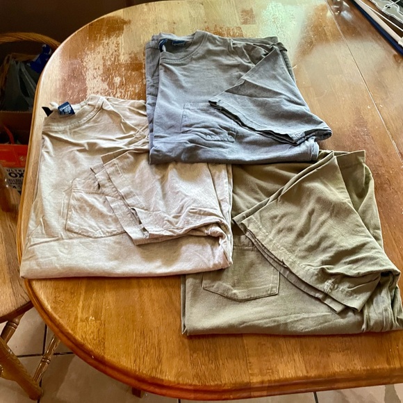 LOT Mens Harbor Bay All 3X BIG Colors are green, gray, & tan. - Picture 2 of 8